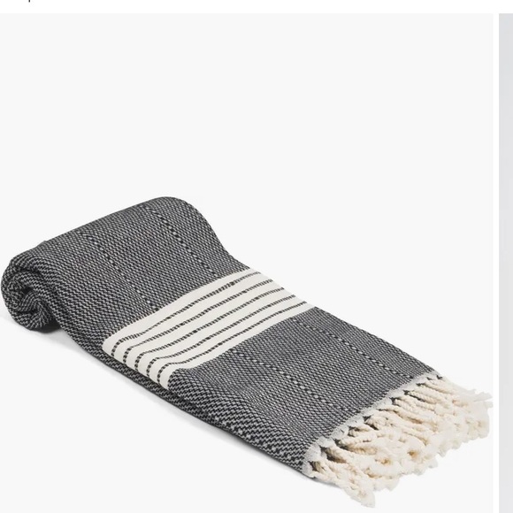Olive & Linen Turkish Towel / Throw.  NWT - Picture 1 of 12